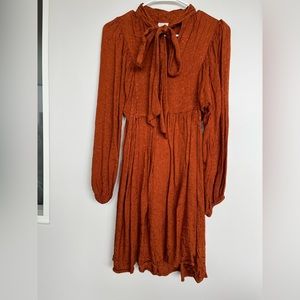 Burnt Orange Dress